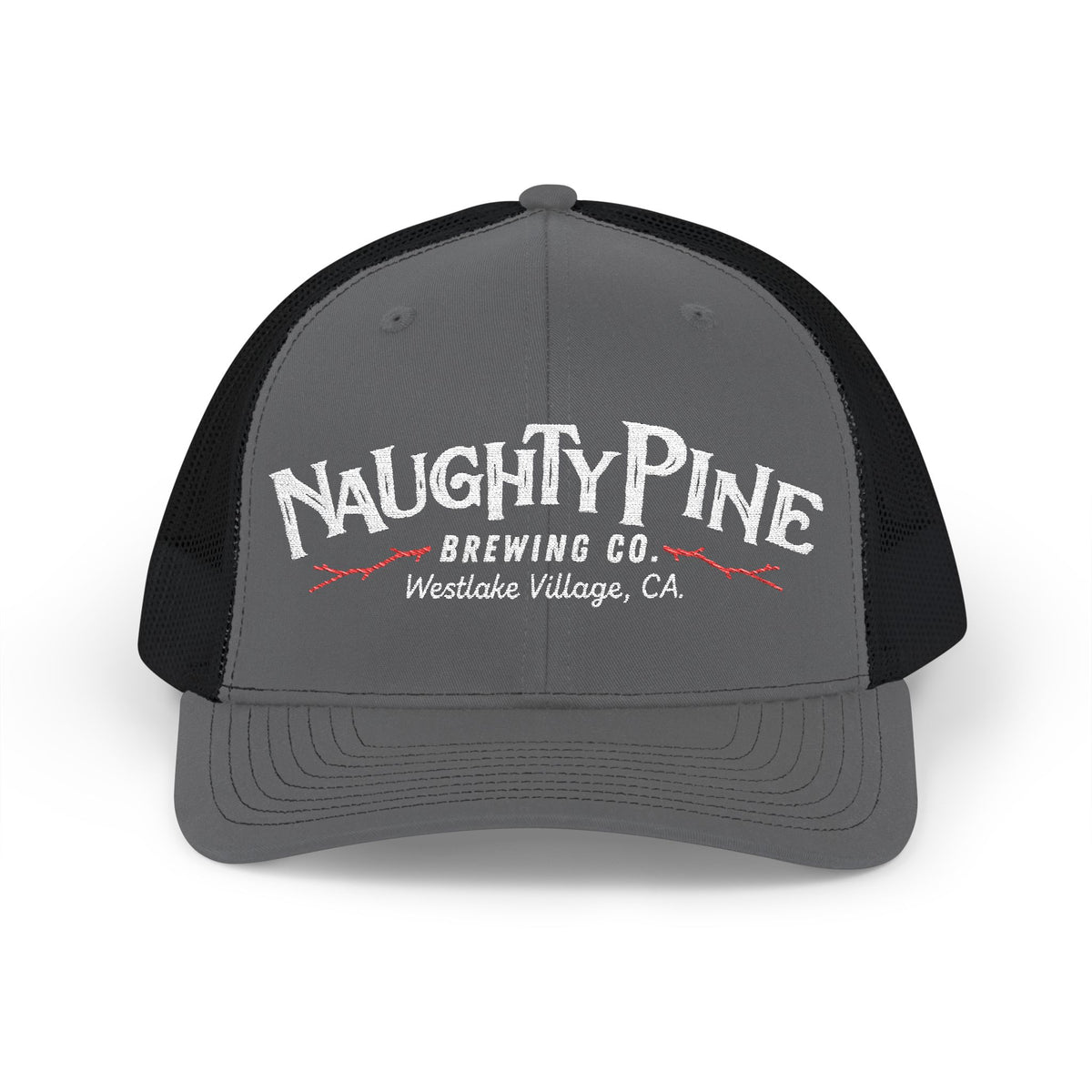 Naughty Pine Brewing Co. Trucker Cap — Vintage Brewery Snapback Hat