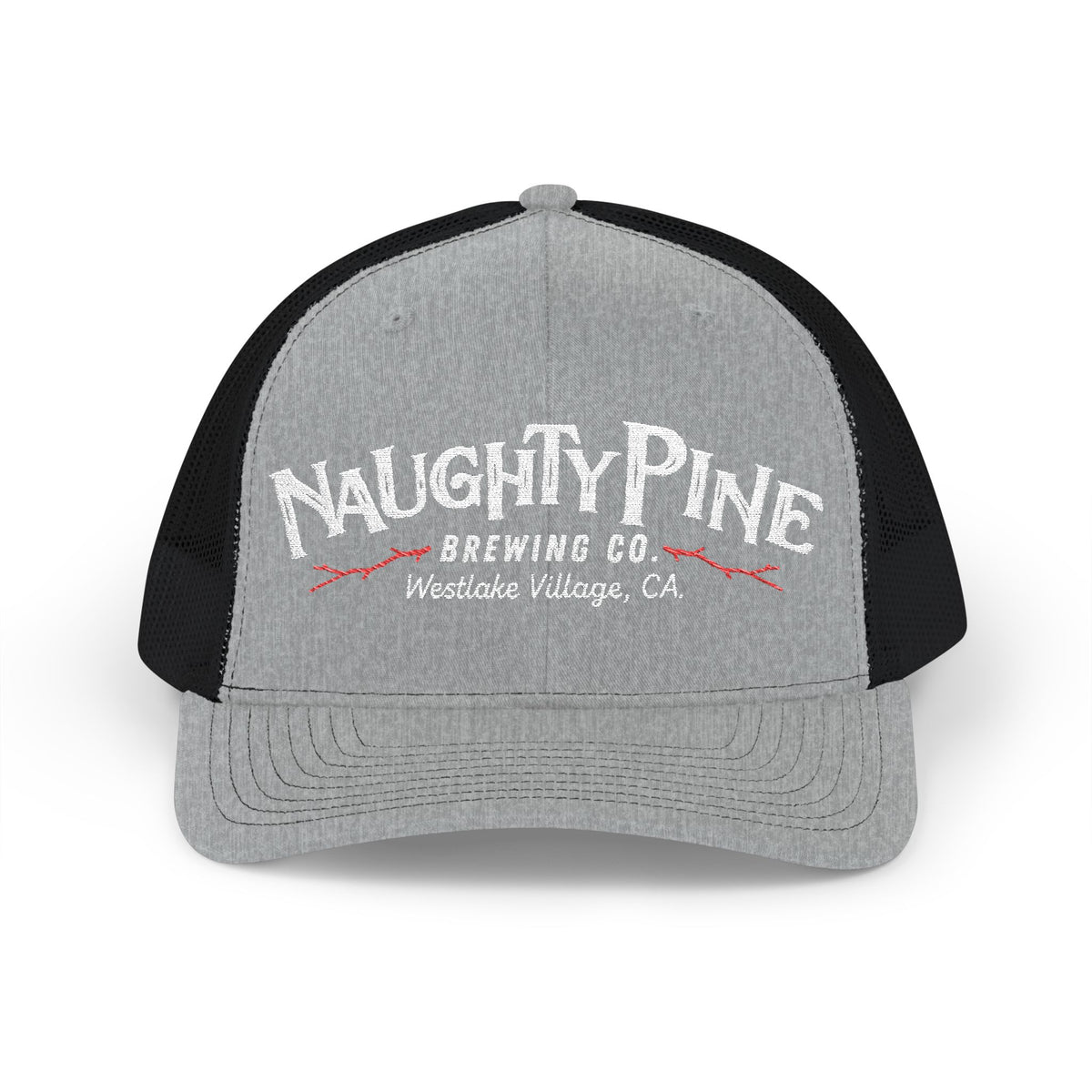 Naughty Pine Brewing Co. Trucker Cap — Vintage Brewery Snapback Hat