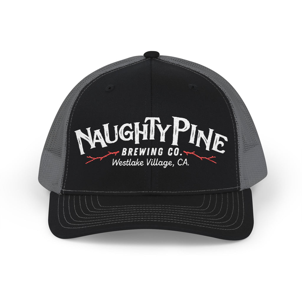 Naughty Pine Brewing Co. Trucker Cap — Vintage Brewery Snapback Hat